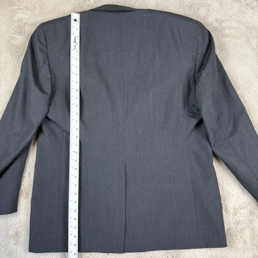 Christian Dior Monsieur Gray‎ Blazer Two Button Wool Blend Jacket Size 44R Vtg